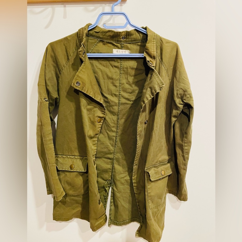 Olive Green Women’s Utility Jacket